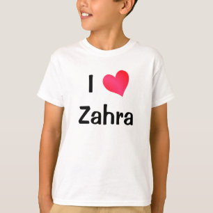 I Liebe Zahra T-Shirt