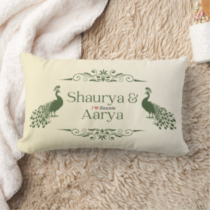 I Liebe Zazzle Peacock Throw Kissen