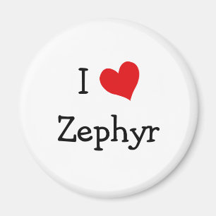 I Liebe Zephyr Magnet