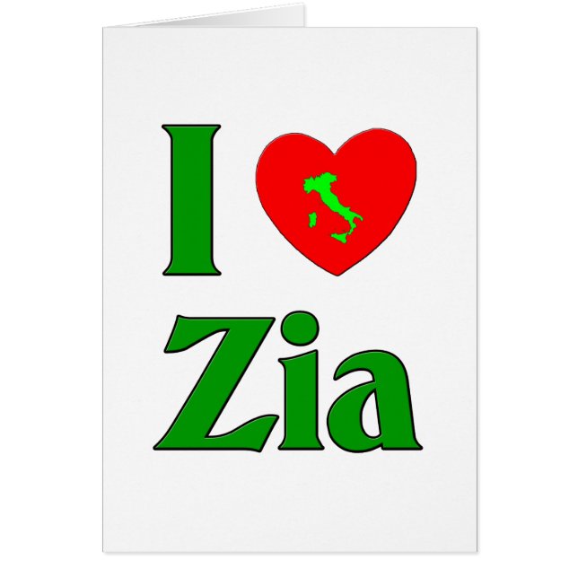 I Liebe Zia (Vorne)