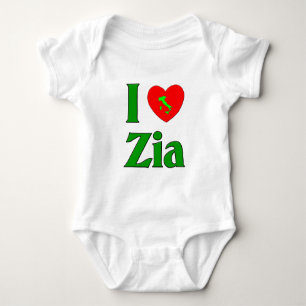 I Liebe Zia Baby Strampler