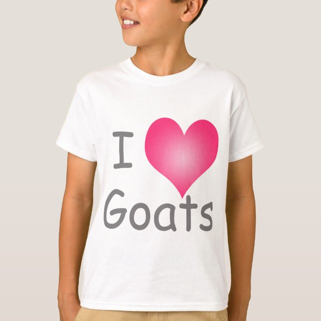 I Liebe Ziegen Baby T-shirt (Vorderseite)