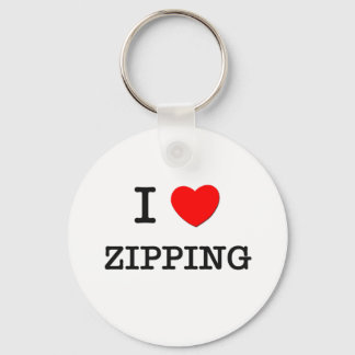I Liebe Zipping Schlüsselanhänger