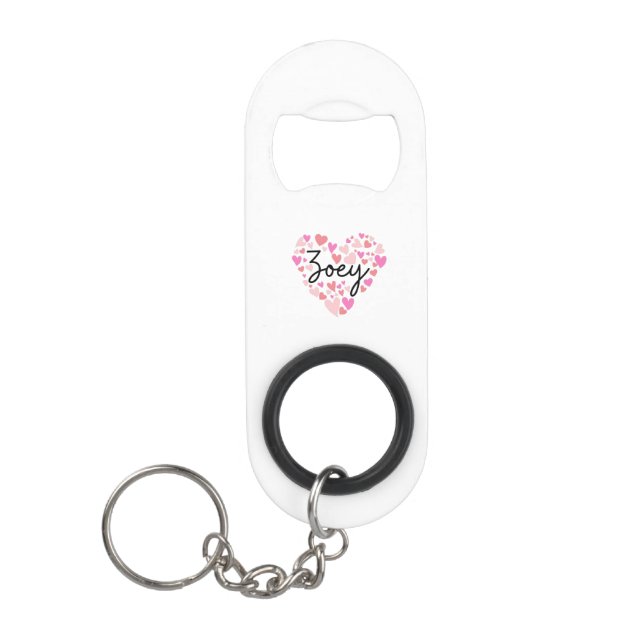 I Liebe Zoey Mini Flaschenöffner (Vorderseite)