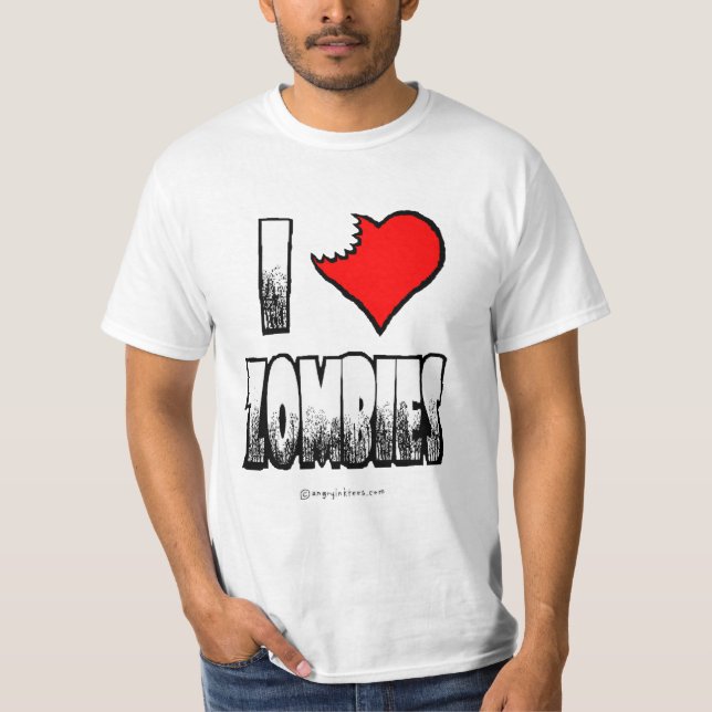 I Liebe-Zombie-Zombie-T - Shirt (Vorderseite)