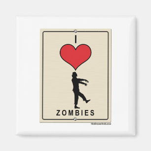 I Liebe-Zombies Magnet
