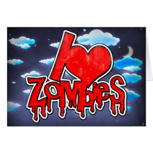 I Liebe-Zombies rot