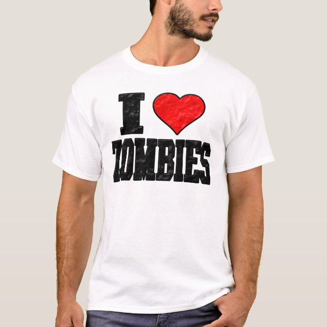 I Liebe-Zombies T-Shirt (Vorderseite)