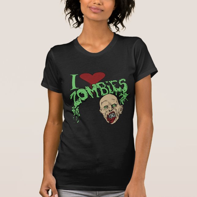 I Liebe-Zombies T-Shirt (Vorderseite)