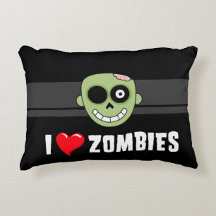 I Liebe Zombies Zierkissen