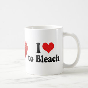 I Liebe zu bleichen Tasse