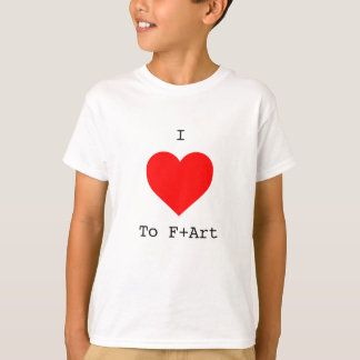 I LIEBE zu F+Art Kids T - Shirt durch das F+Art Ca