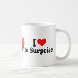 I Liebe zu überraschen Kaffeetasse