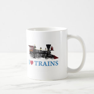 I Liebe-Züge Kaffeetasse