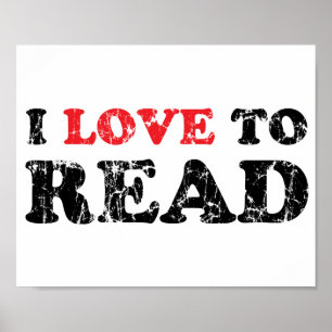 I Liebe zum Lesen erschüttert Poster