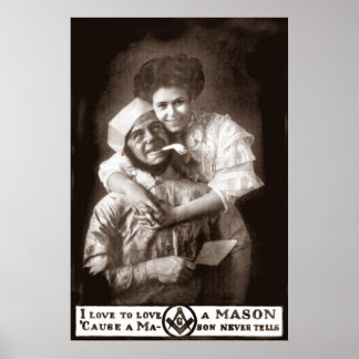 I Liebe zur Liebe a Mason, 1908 Poster
