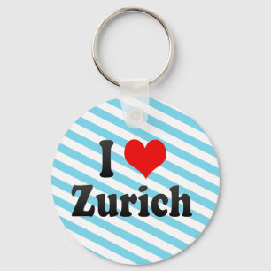 I Liebe Zürich, die Schweiz Schlüsselanhänger