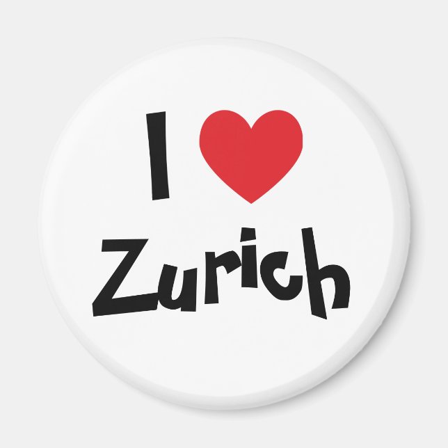 I Liebe Zürich Magnet (Vorne)