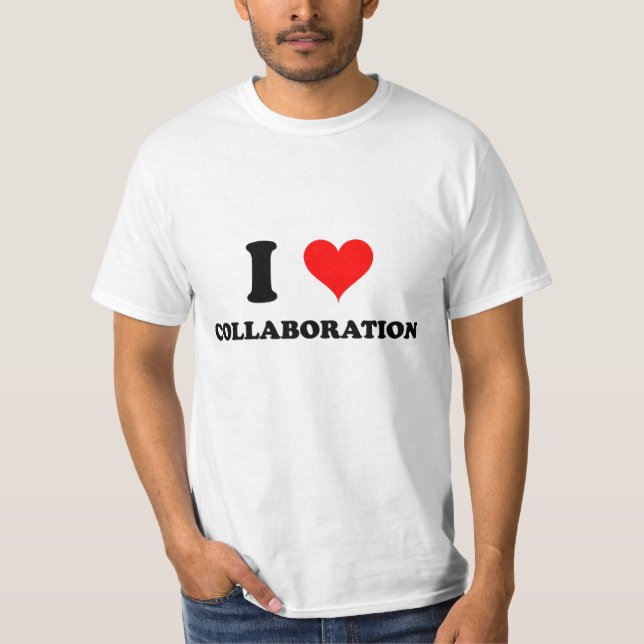 I Liebe-Zusammenarbeit T-Shirt (Vorderseite)