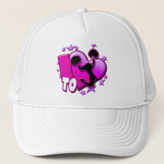 I Liebe zuzujubeln (Rosa) Truckerkappe