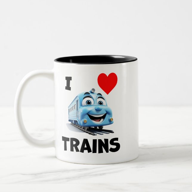 I LIEBE ZWEIFARBIGE TASSE (Links)