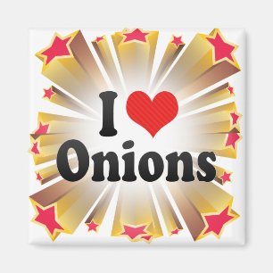 I Liebe-Zwiebeln Magnet