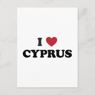I Liebe Zypern Postkarte