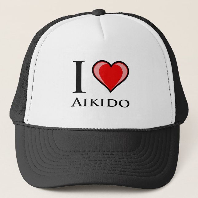 I LiebeAikido Truckerkappe (Vorderseite)