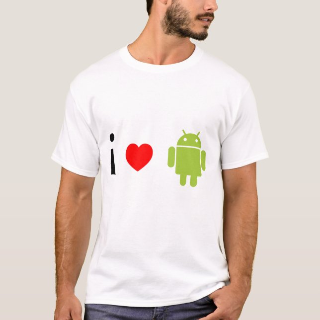 I LiebeAndroid T-Shirt (Vorderseite)
