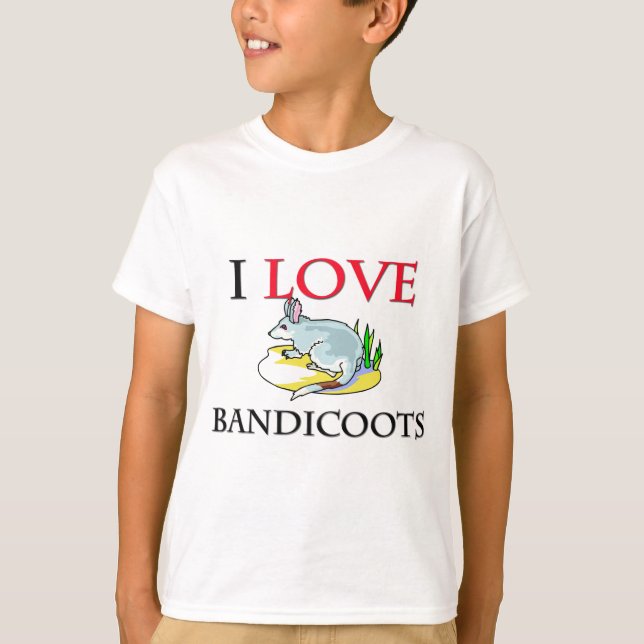 I LiebeBandicoots T-Shirt (Vorderseite)