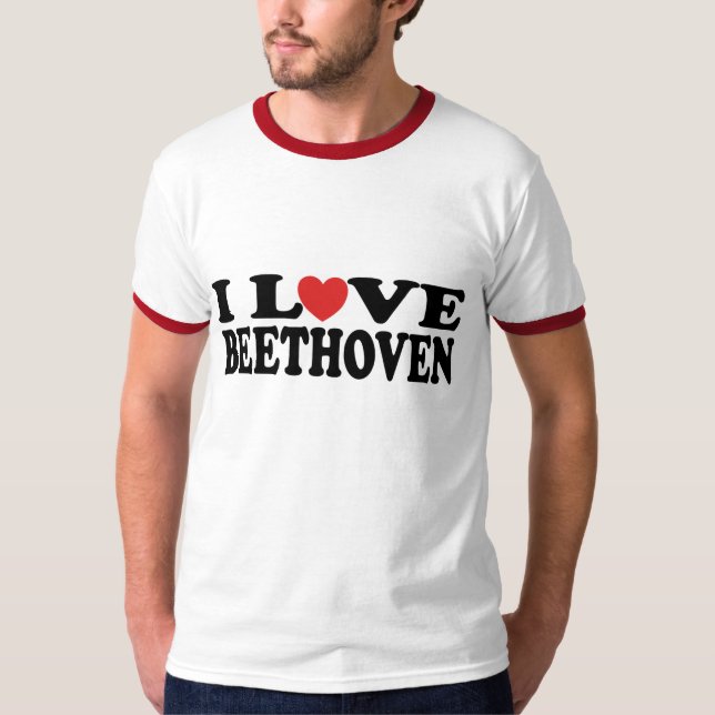 I Liebebeethoven-T - Shirt (Vorderseite)