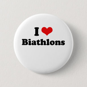 I Liebebiathlons-T-Shirt Button
