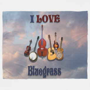 I LIEBEBLUEGRASS FLEECEDECKE