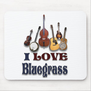 I LIEBEBLUEGRASS MOUSEPAD