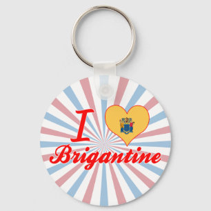 I LiebeBrigantine, New-Jersey Schlüsselanhänger