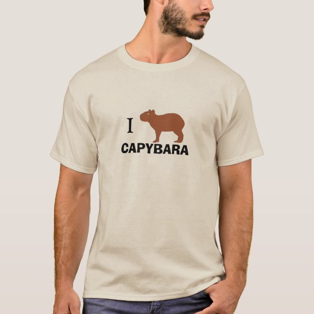 I LiebeCapybara T-Shirt (Vorderseite)