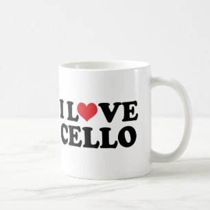 I Liebecello-Geschenk (Herz) Tasse