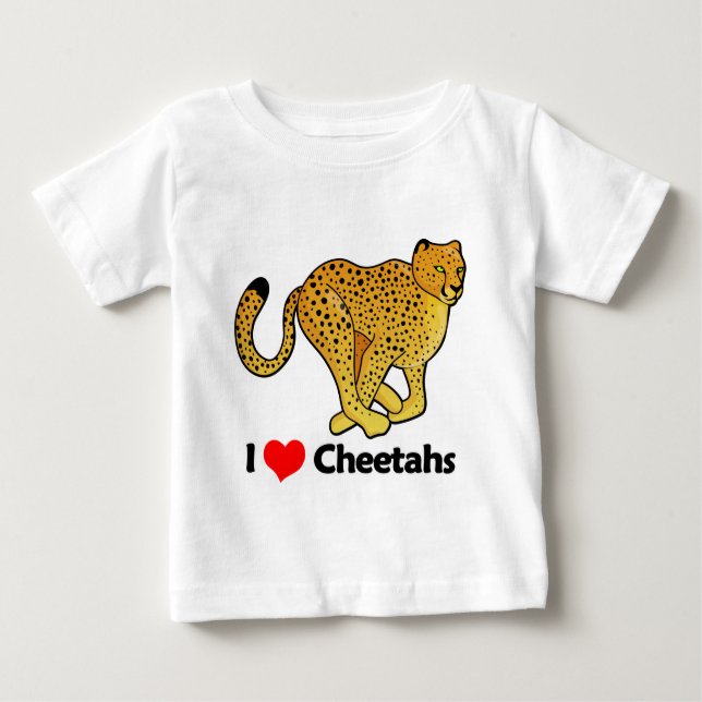 I LiebeCheetahs Baby T-shirt (Vorderseite)