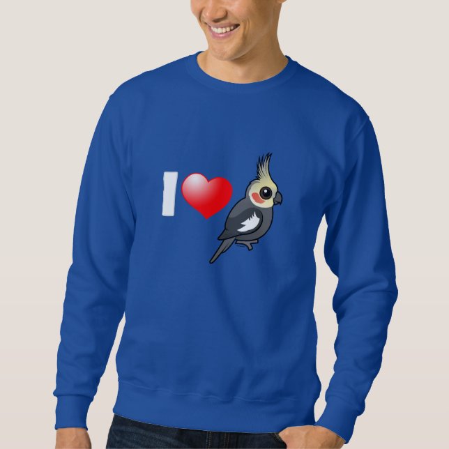 I LiebeCockatiels Sweatshirt (Vorderseite)