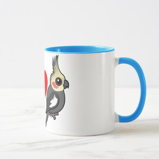 I LiebeCockatiels Tasse (Rechts)