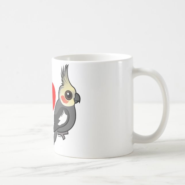 I LiebeCockatiels Tasse (Rechts)