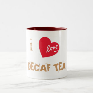 I LIEBEdecaf-TEE Zweifarbige Tasse