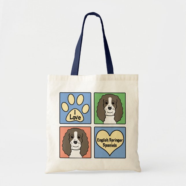 I Liebeenglische Springers Tragetasche (Vorne)