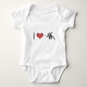 I Liebeentscheidender Frisbee Baby Strampler