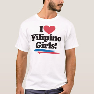 I Liebefilipino-Mädchen T-Shirt
