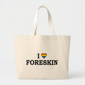 I LiebeForeskin Jumbo Stoffbeutel