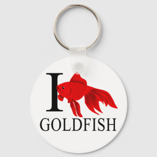 I Liebegoldfish-Schlüsselanhänger Schlüsselanhänger