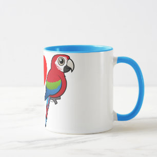 I Liebegrünflügelige Macaws Tasse