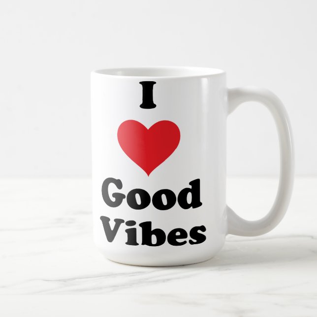 I Liebeguter Vibes Tasse (Rechts)