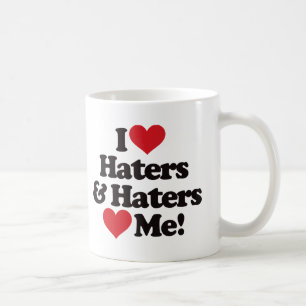 I LiebeHaters und Haters-Liebe ich Kaffeetasse